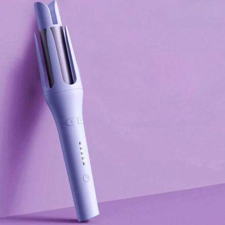 Modelador de Cachos Ferro Ondulação Automático Giratório Bivolt Aquecimento Rápido