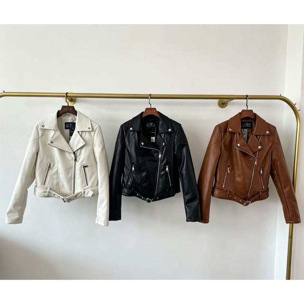 Jaqueta Casual de Couro Premium