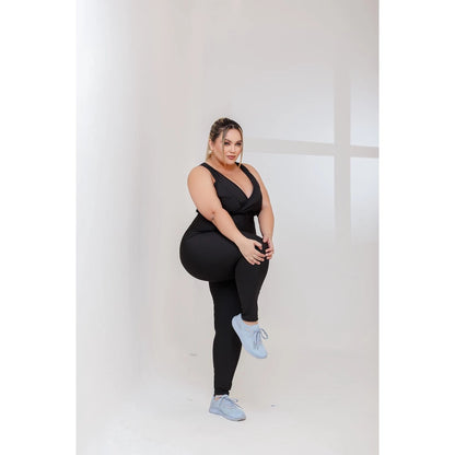 PLUS SIZE Macacão Longo Legg Fitness Academia (BOJO REMOVÍVEL) EXCELENTE QUALIDADE