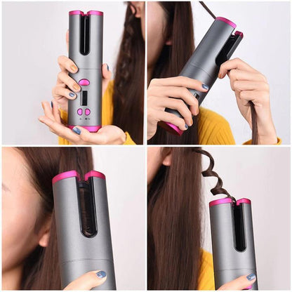 Modelador de Cachos Sem Fio – Auto Curler Profissional