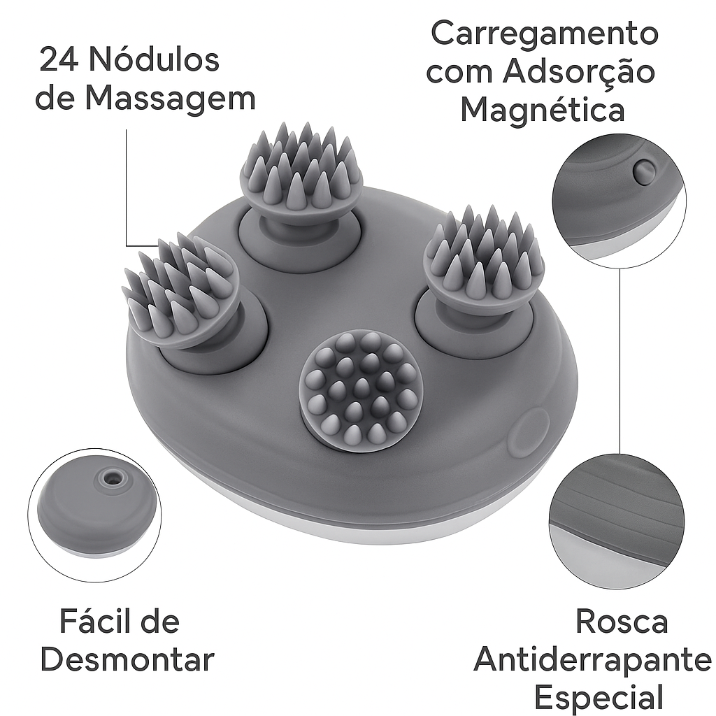 Massageador Capilar e Facial RevitaLux
