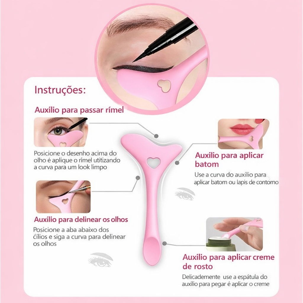 Delineador De Silicone para Maquiagem