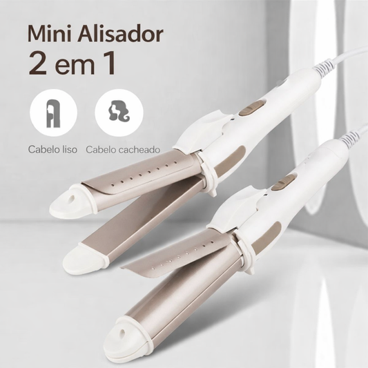 Mini Alisador Profissional 2 em 1