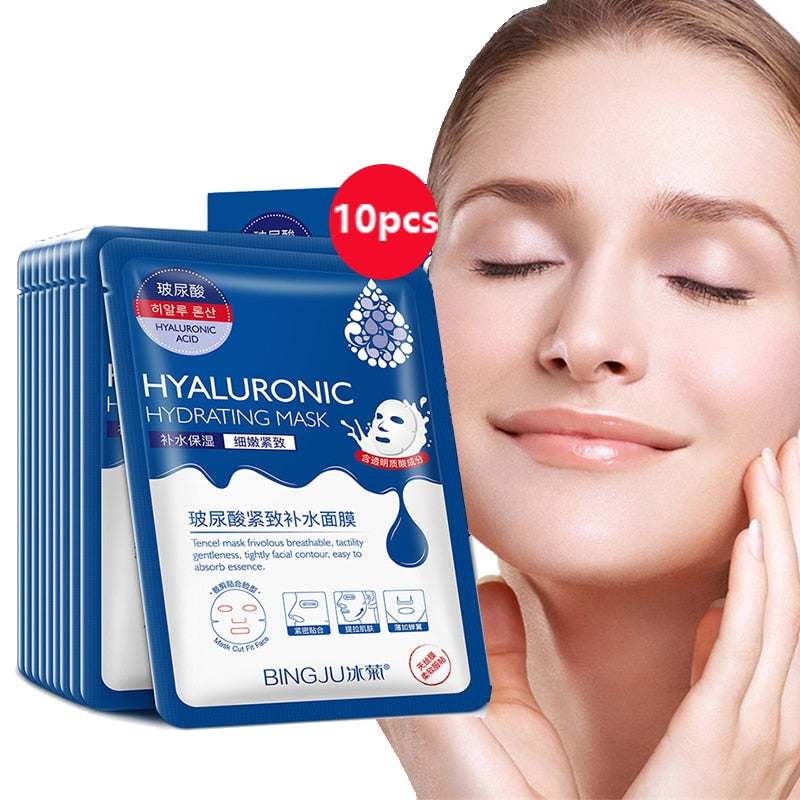 Máscara facial - Ácido Hialurônico.
