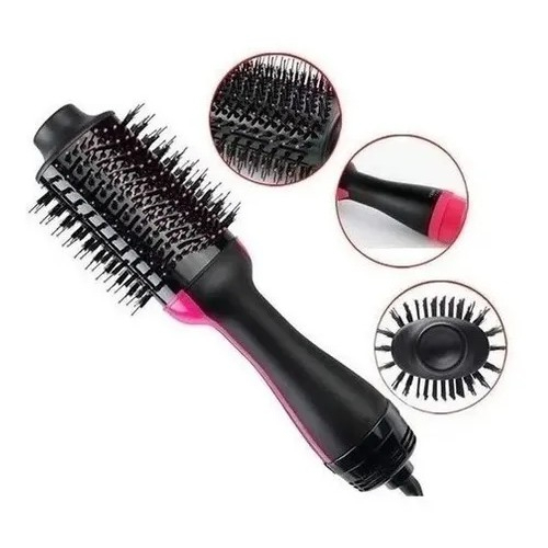 Escova Secadora Alisador Elétrica Quente Cabelo Com 3 Em1 Hair Styler APENAS 110V