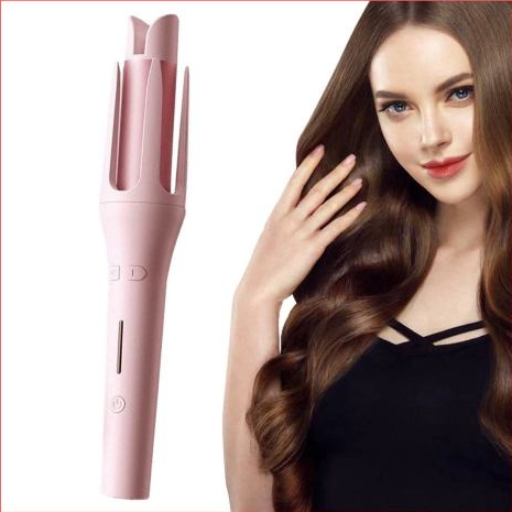 Modelador de Cachos Ferro Ondulação Automático Giratório Bivolt Aquecimento Rápido