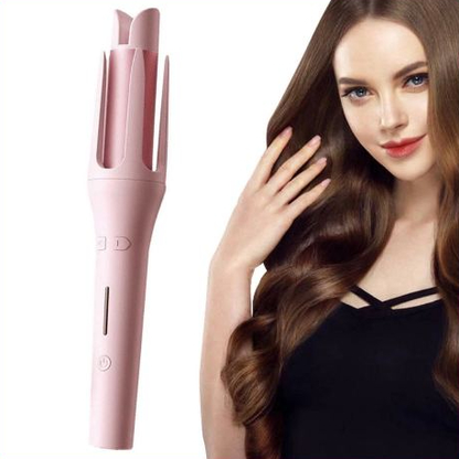 Modelador de Cachos Ferro Ondulação Automático Giratório Bivolt Aquecimento Rápido