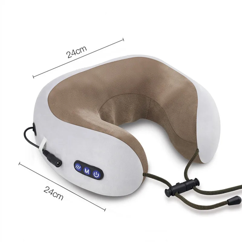 Massageadora De Pescoço Almofada Vibratória Elétrica Usb 869
