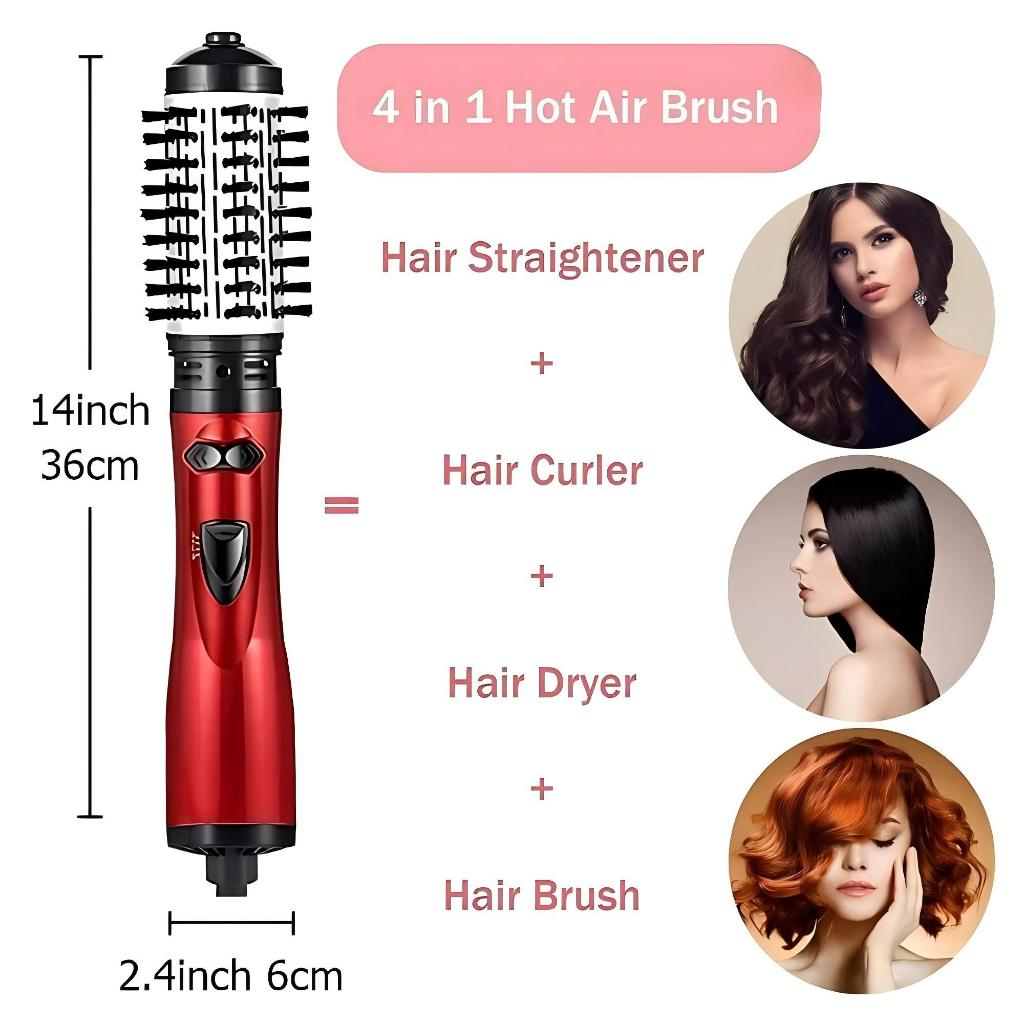 Escova Rotativa Elétrica Secador de cabelo Professinal 2 em 1