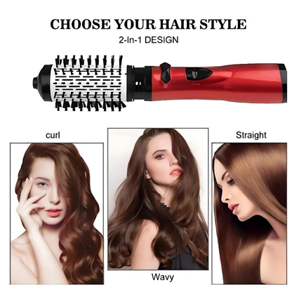 Escova Rotativa Elétrica Secador de cabelo Professinal 2 em 1