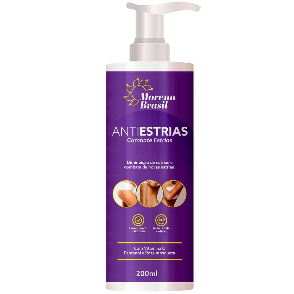 Creme Anti-Estrias - Diga Adeus às Estrias! Previne Novas Estrias & Reforça a Elasticidade Da Pele