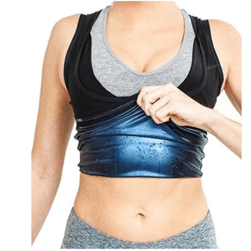 Camisa Regata Termica Cinta Compressão Abdominal Sauna Modeladora Redutora Medidas Unissex