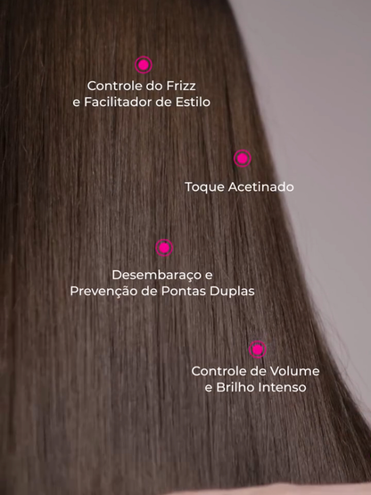 Óleo extraordinário New Hair 100ml + Spray Finalizador Liso Obrigatório 200ml | Proteção térmica