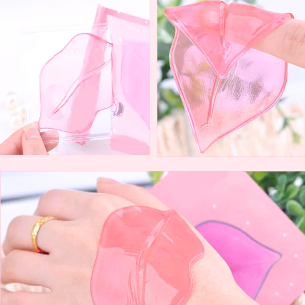 Kit 40 Máscaras Labial DADIVA De Mel de colágeno com cristal hidratante para lábios