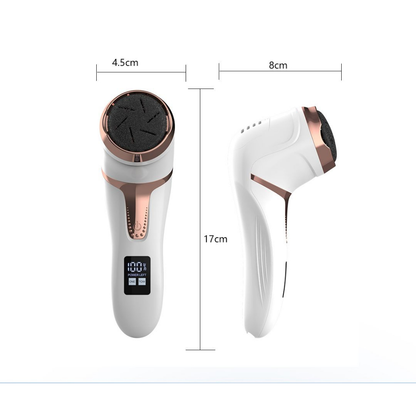 Removedor de Calos 8 Refil Rachaduras Lixa de Pé Elétrica Profissional 8 in 1 Com Tela Digital- BENEDITA