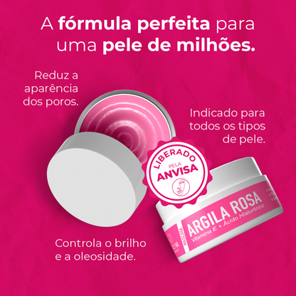 Máscara Facial + Ácido Hialurônico Skin Care Completo - 90g