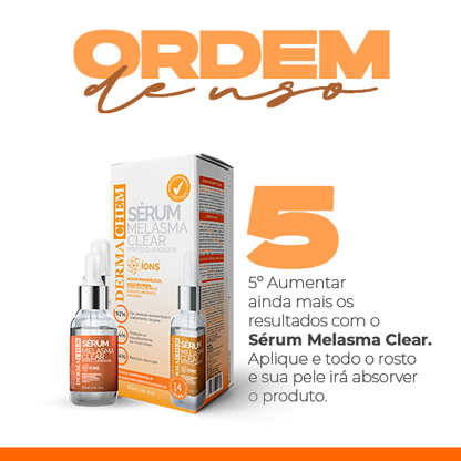 Kit Skincare Vitamina C Dermacrem – Clareador, Anti-idade & Anti-manchas