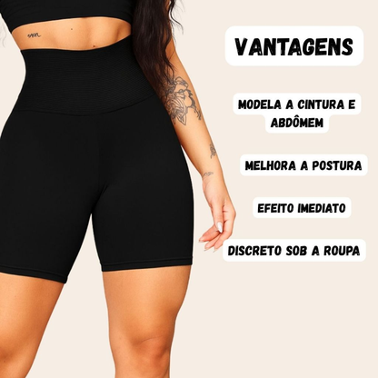 Short Cinta Modeladora Feminina Uso Diário Vestido Saia Roupa Justa