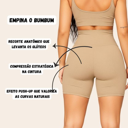 Short Cinta Modeladora Feminina Uso Diário Vestido Saia Roupa Justa
