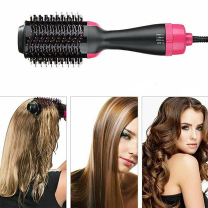 Escova Secadora Alisador Elétrica Quente Cabelo Com 3 Em1 Hair Styler APENAS 110V