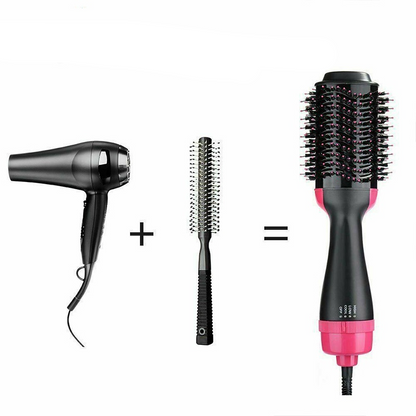 Escova Secadora Alisador Elétrica Quente Cabelo Com 3 Em1 Hair Styler APENAS 110V