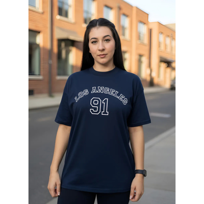 Kit 3 Camiseta Oversized Feminina California Streetwear Blusão Camisetão Treino Academia Algodão