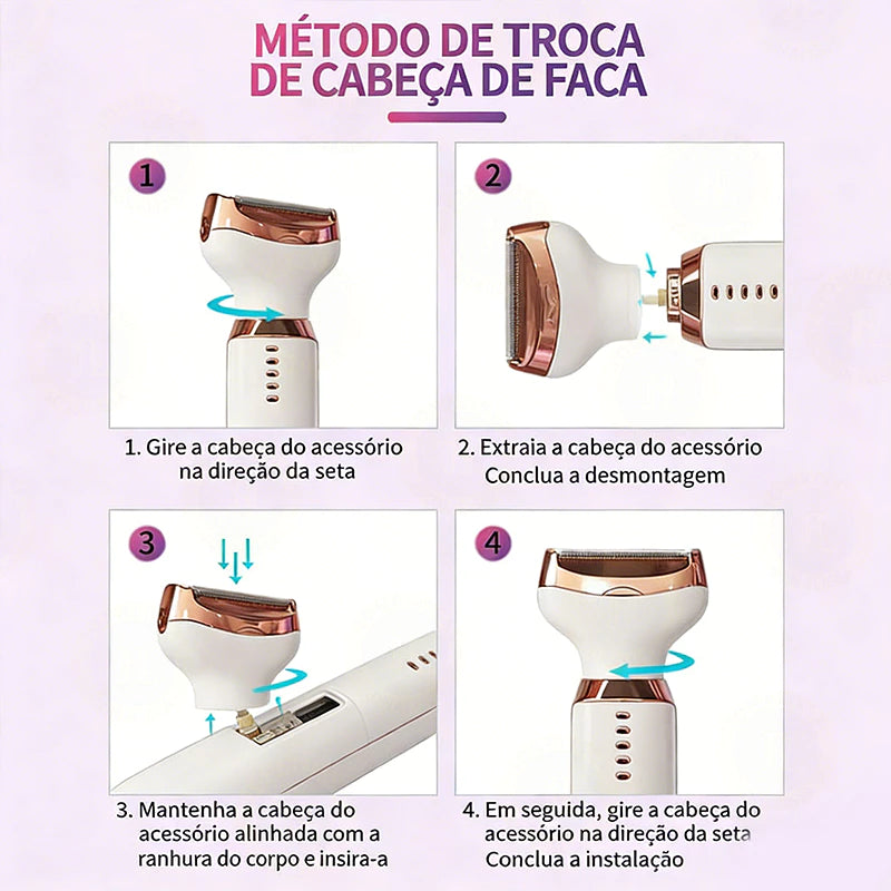 Depilador Feminino 5 em 1