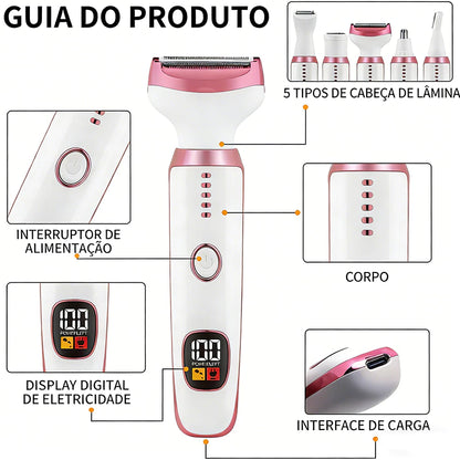 Depilador Feminino 5 em 1