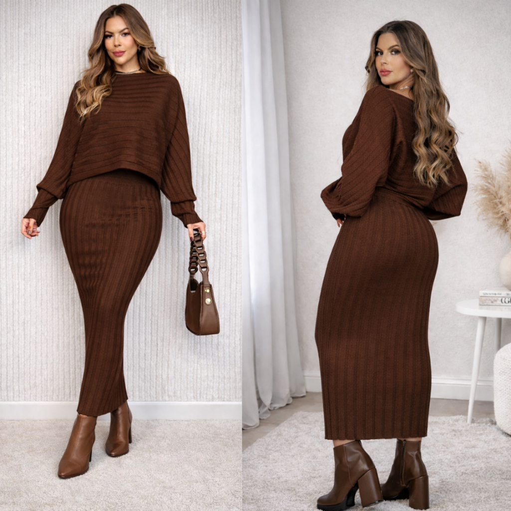 Conjunto Elegance Tricot Modal Premium