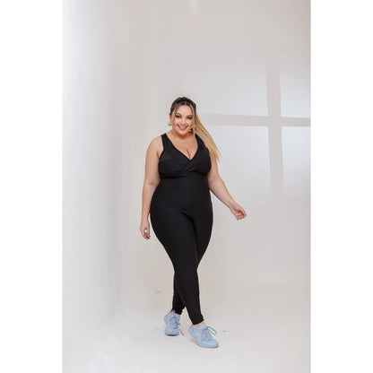 PLUS SIZE Macacão Longo Legg Fitness Academia (BOJO REMOVÍVEL) EXCELENTE QUALIDADE