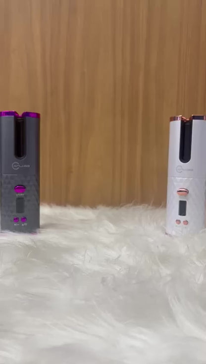 Modelador de Cachos Sem Fio – Auto Curler Profissional