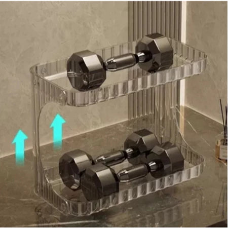 Organizador Diamante Prateleira em Acrílico