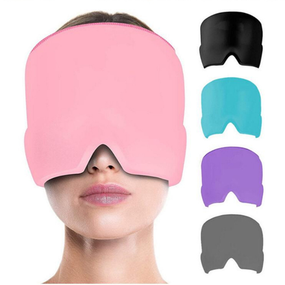 Touca Dor de Cabeça Chapéu De Alívio Da Enxaqueca Máscara De Terapia Fria Quente Confortável