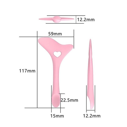 KIT 2/5/12 PCS Delineador De Silicone Reutilizável/Ferramenta De Maquiagem Para Desenho/Batom