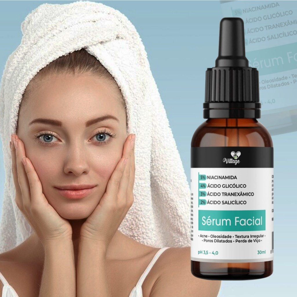 Sérum Clareador de Manchas Facial - Hidratante Vittage 30ml