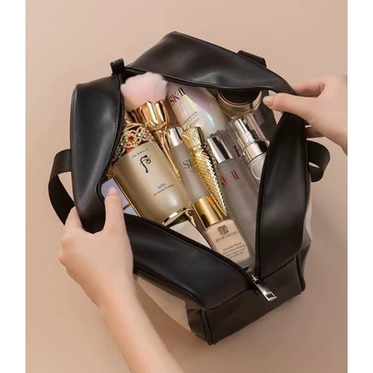 Kit 3 Bolsas Necessaires Wahsbag Transparente À Prova d’água