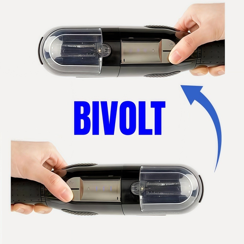 Máquina de Corte Bordado removedora de Pontas Duplas automática profissional recarregável - Bivolt