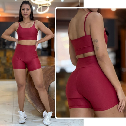 Conjunto Suplex Cintura Alta Zero Transparência