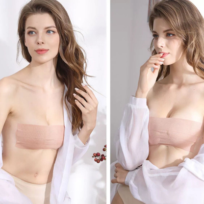 Kit 2 Conjunto para levantar o peito 1 Sutiã Rolo Adesivo + 1 par Sutiã Adesivo Pushup