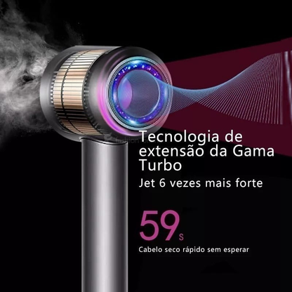 Secador de Cabelo Iônico Secagem Rápida Ar Quente/Frio com 5 bocais 110V