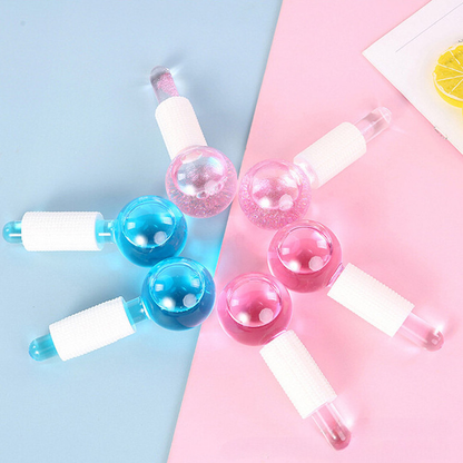 Kit Esfera Para Massagem facial cromoterapia Cristal Anti Aging Profissional Estética Sortidos