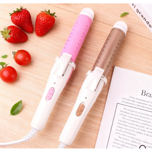 Chapinha Modelador Cachos Barril 30mm | 2 em 1 Ferro Profissional | Look de Estúdio